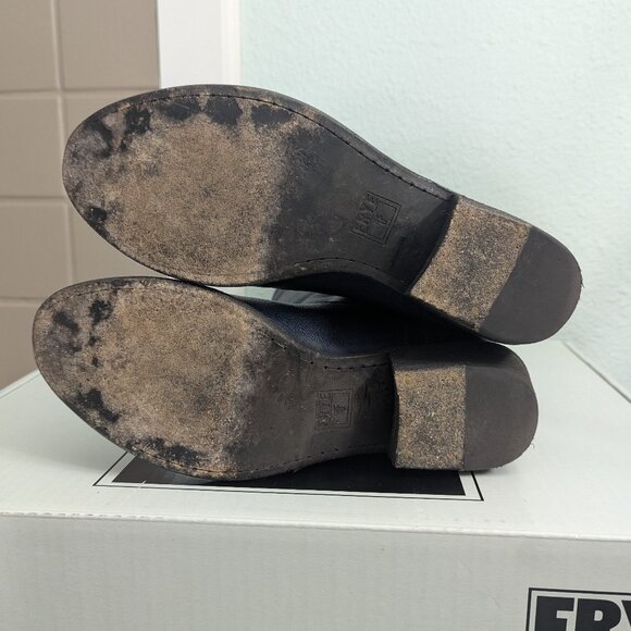 FRYE Carson Pull-On Sapphire Blue/NavyBoots Size 7.5 - Picture 4 of 9